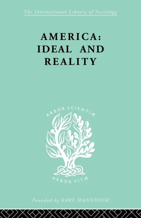Cover of America - Ideal and Reality