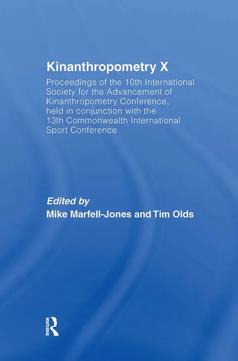 Cover of Kinanthropometry X