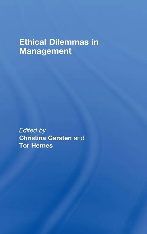 Cover of Ethical Dilemmas in Management
