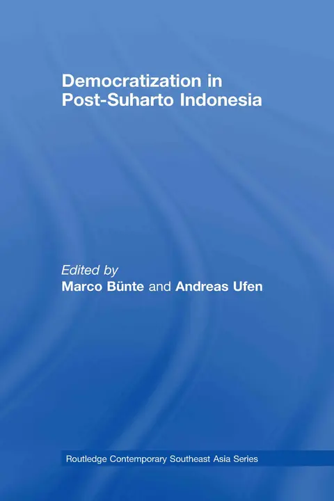 Cover of Democratization in Post-Suharto Indonesia