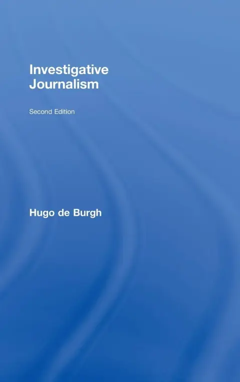 Cover of Investigative Journalism