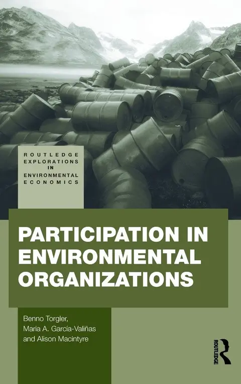 Cover of Participation in Environmental Organizations