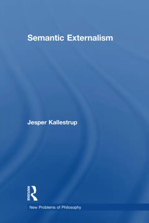 Cover of Semantic Externalism