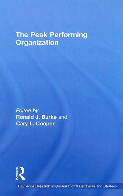 Cover of The Peak Performing Organization
