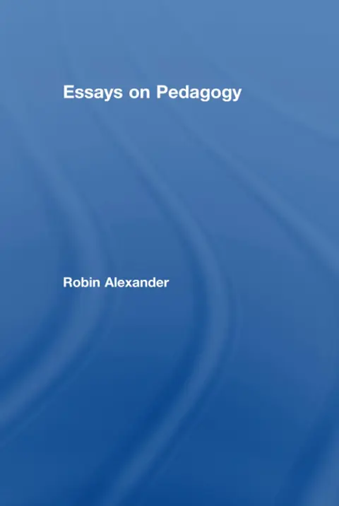 Cover of Essays on Pedagogy