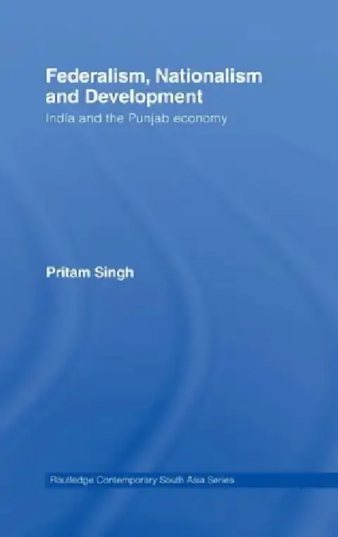 Cover of Federalism, Nationalism and Development