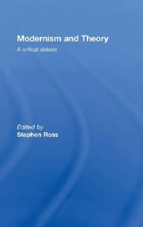 Cover of Modernism and Theory