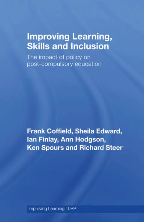 Cover of Improving Learning, Skills and Inclusion