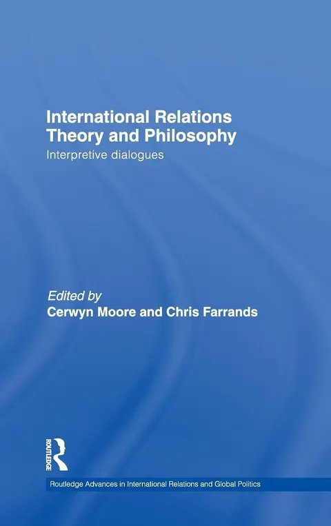 Cover of International Relations Theory and Philosophy