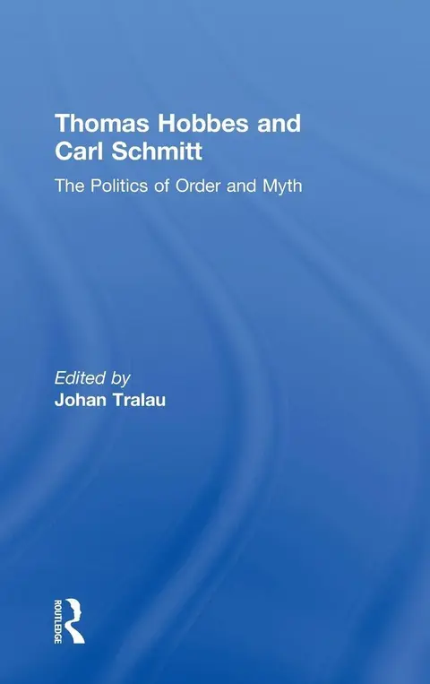 Cover of Thomas Hobbes and Carl Schmitt