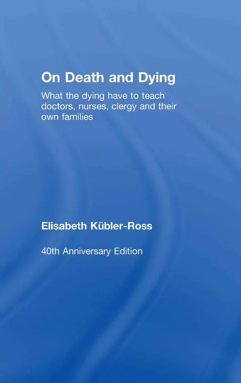 Cover of On Death and Dying
