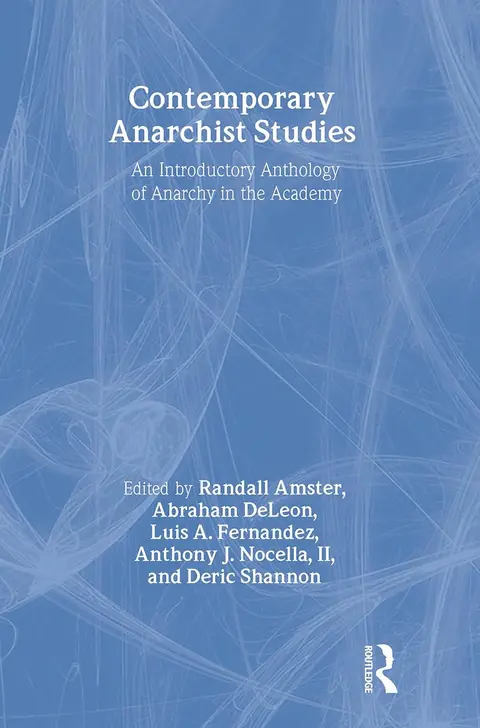 Cover of Contemporary Anarchist Studies