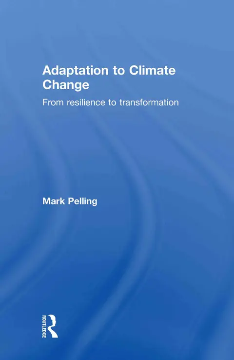 Cover of Adaptation to Climate Change
