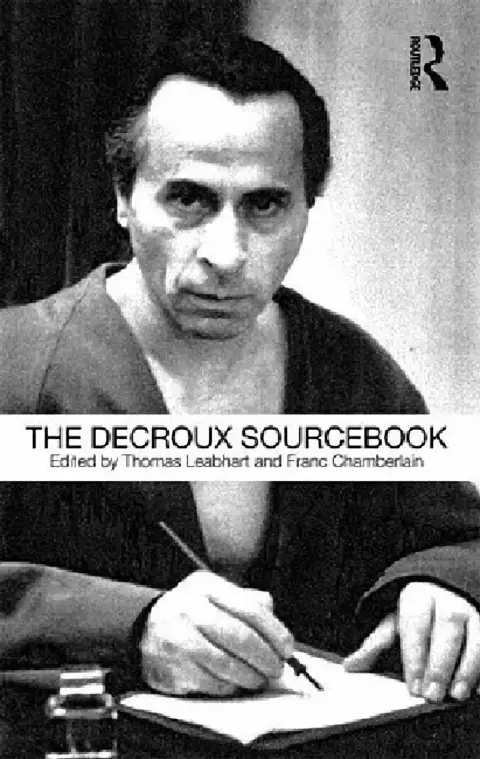 Cover of The Decroux Sourcebook