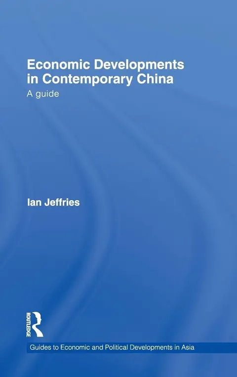 Cover of Economic Developments in Contemporary China
