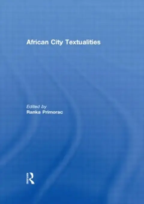 Cover of African City Textualities