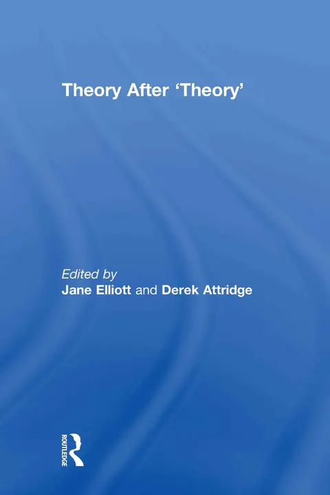 Cover of Theory After 'Theory'