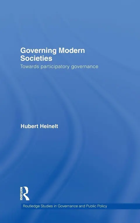 Cover of Governing Modern Societies