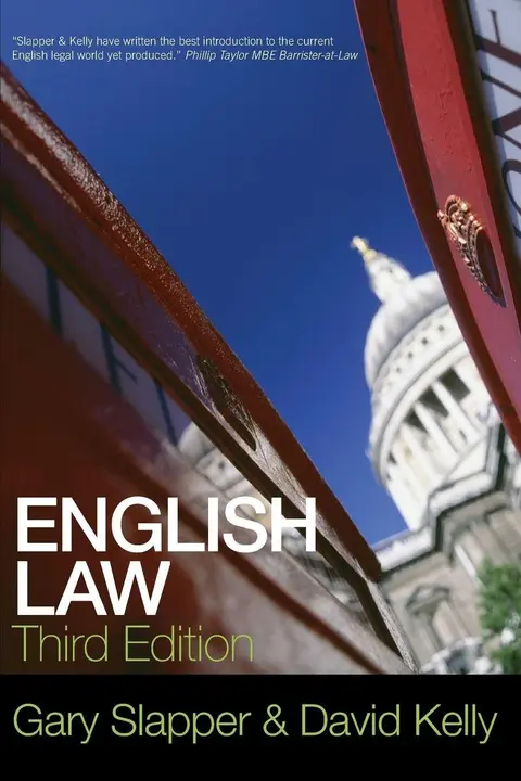 Cover of English Law