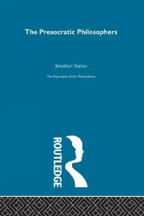 Cover of Presocratics-Arg Philosophers