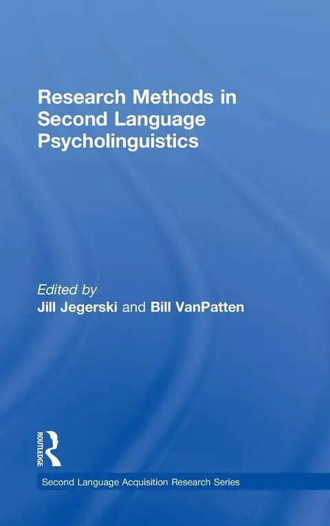 Cover of Research Methods in Second Language Psycholinguistics