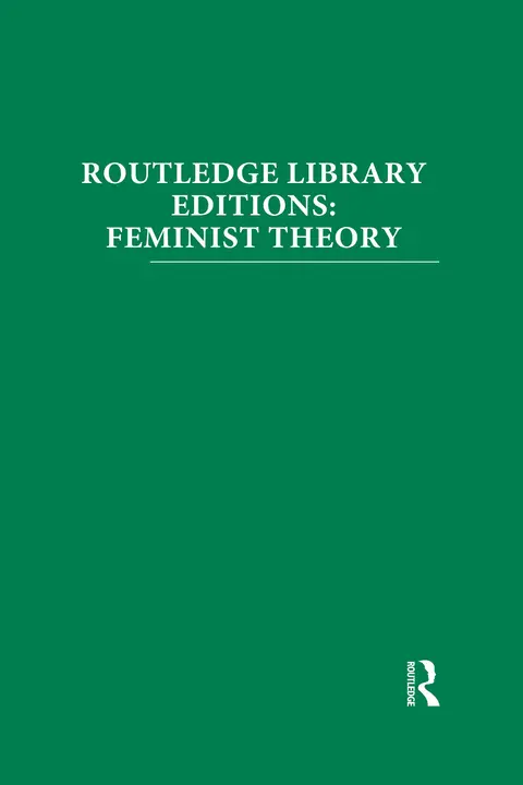 Cover of Routledge Library Editions