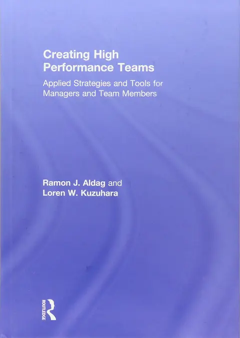 Cover of Creating High Performance Teams