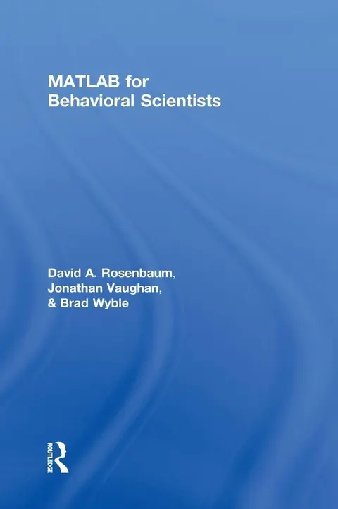 Cover of MATLAB for Behavioral Scientists