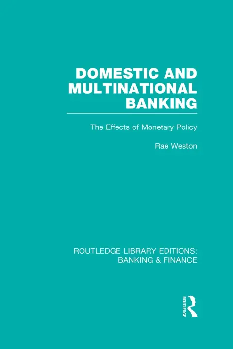 Cover of Domestic and Multinational Banking