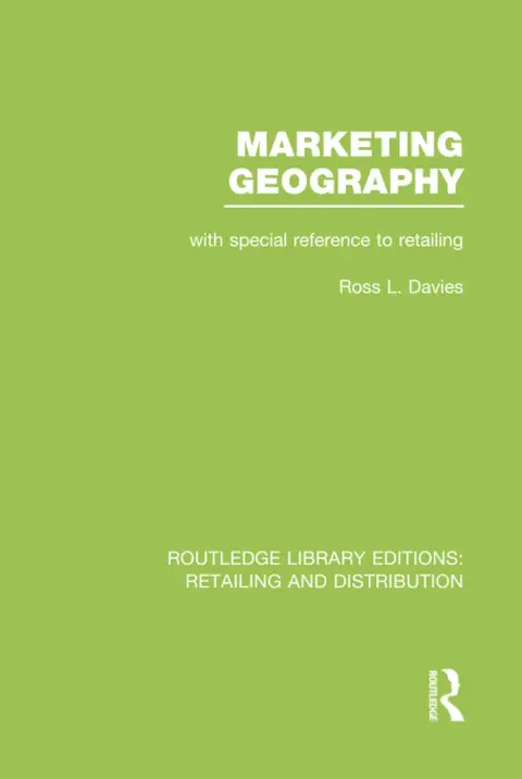 Cover of Marketing Geography