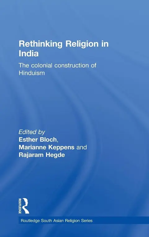 Cover of Rethinking Religion in India