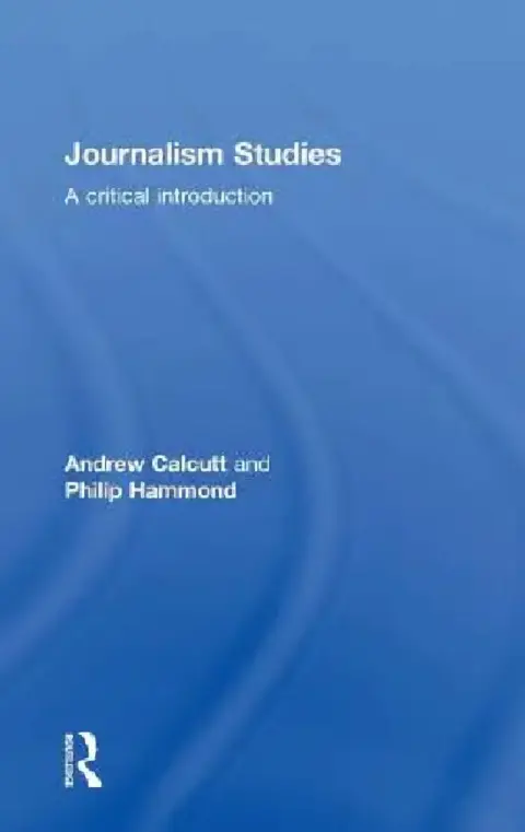 Cover of Journalism Studies