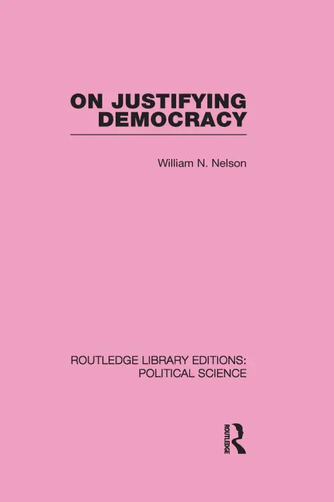 Cover of On Justifying Democracy