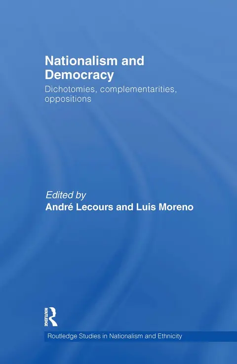 Cover of Nationalism and Democracy