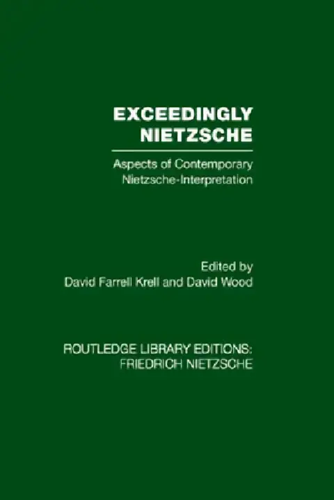 Cover of Exceedingly Nietzsche