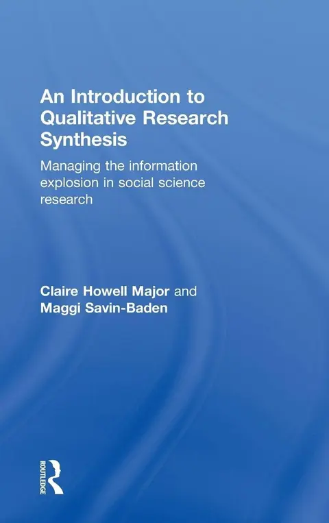 Cover of An Introduction to Qualitative Research Synthesis