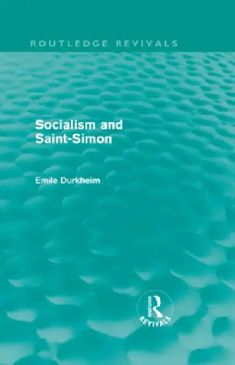 Cover of Socialism and Saint-Simon (Routledge Revivals)