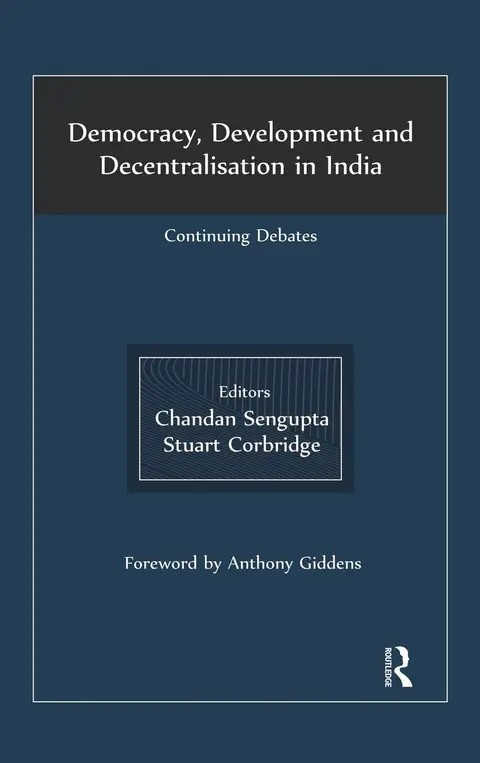 Cover of Democracy, Development and Decentralisation in India