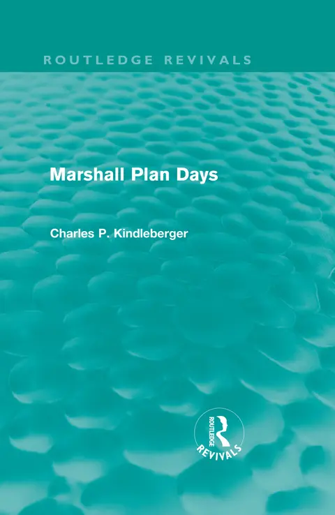 Cover of Marshall Plan Days