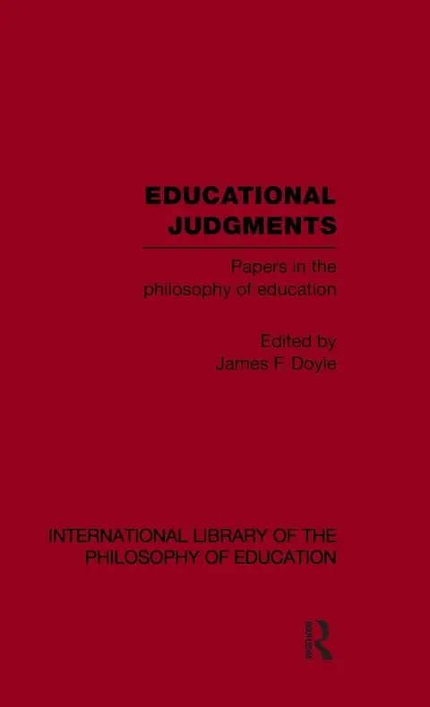 Cover of Educational Judgments
