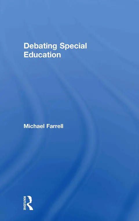 Cover of Debating Special Education