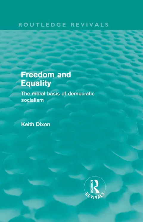 Cover of Freedom and Equality