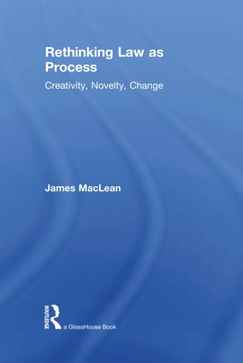 Cover of Rethinking Law as Process