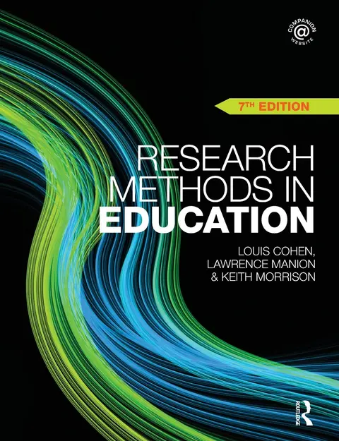Cover of Research Methods in Education