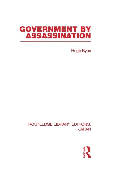 Cover of Government by Assassination