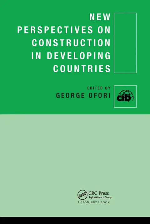 Cover of New Perspectives on Construction in Developing Countries