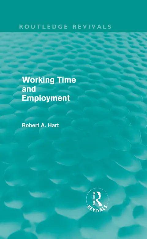 Cover of Working Time and Employment