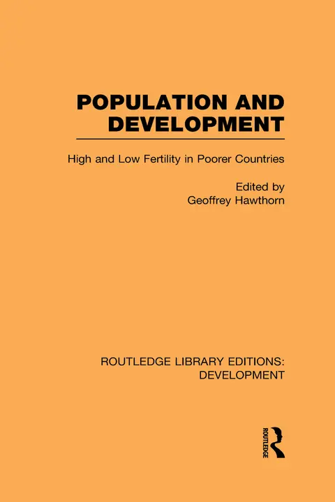 Cover of Population and Development