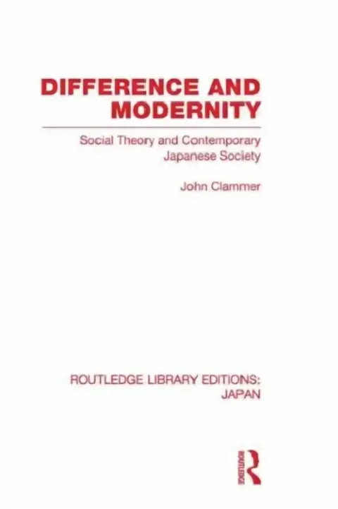 Cover of Difference and Modernity