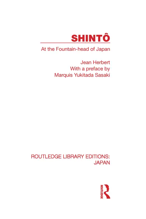 Cover of Shinto